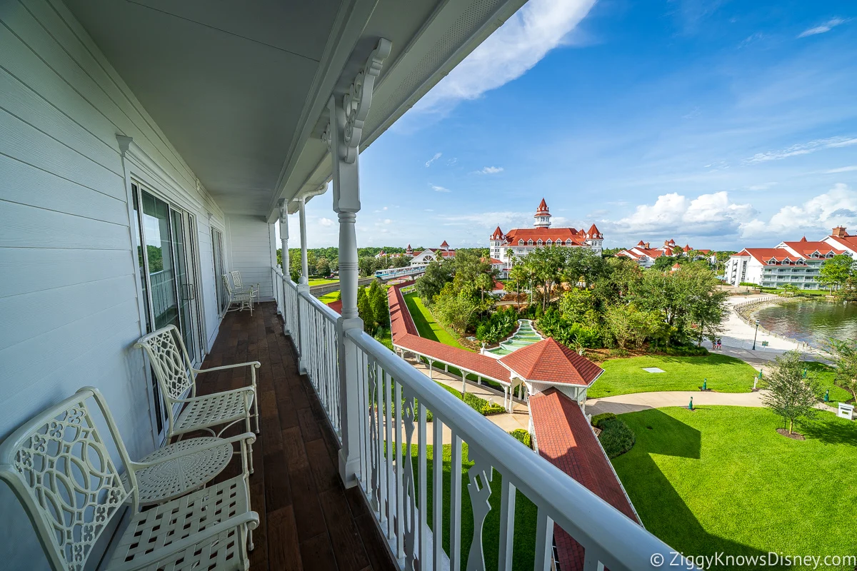Grand Floridian Resort view from 2 Bedroom Villa