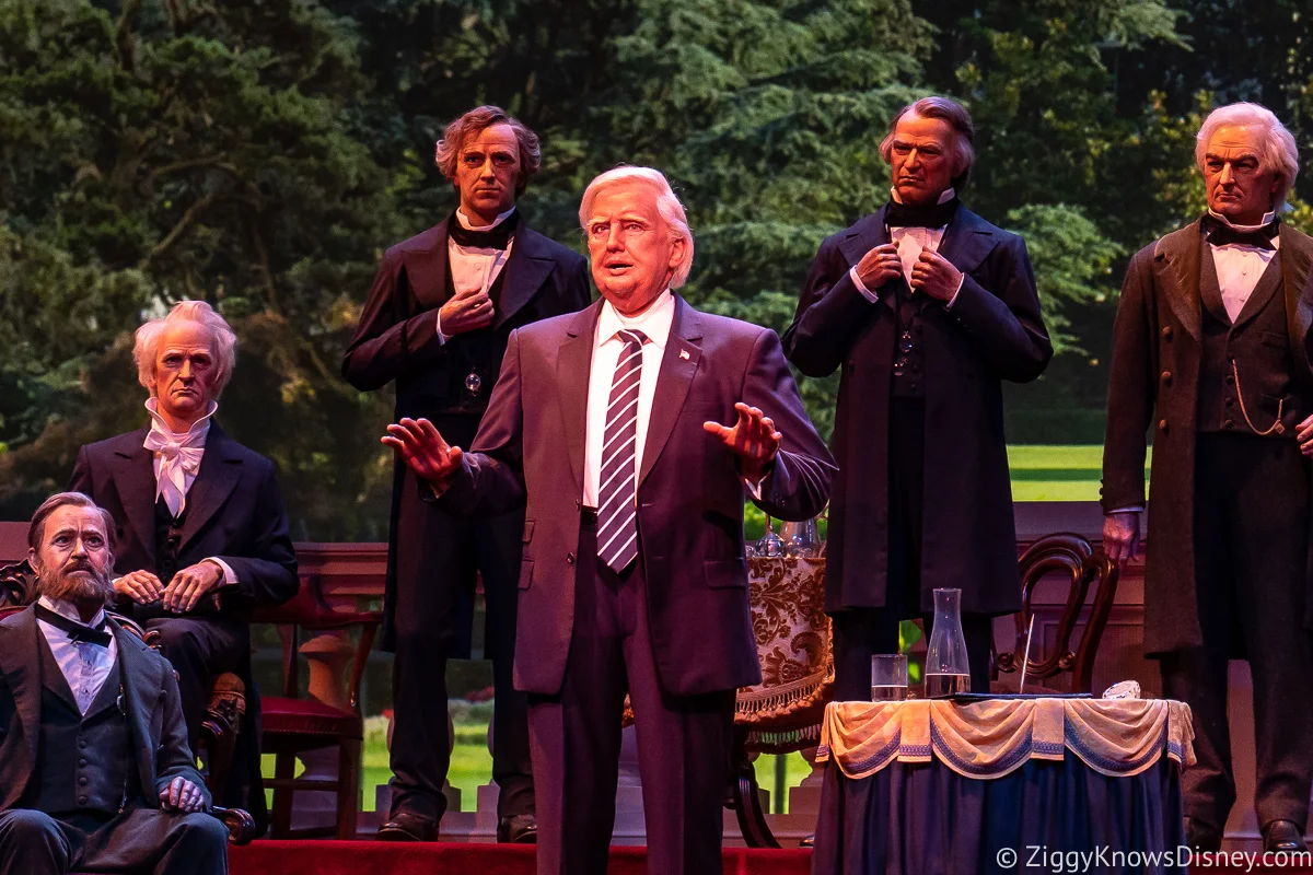 Donald Trump Animatronic Figure Hall of Presidents