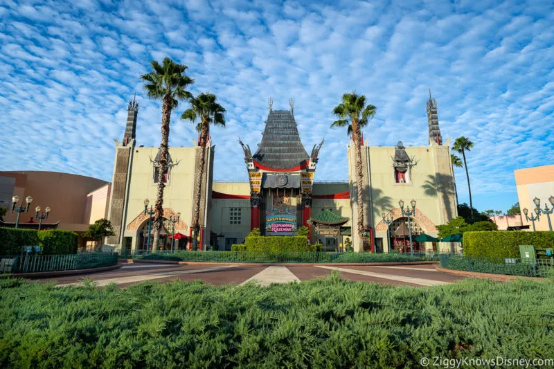 In front of Chinese Theater at Hollywood Studios