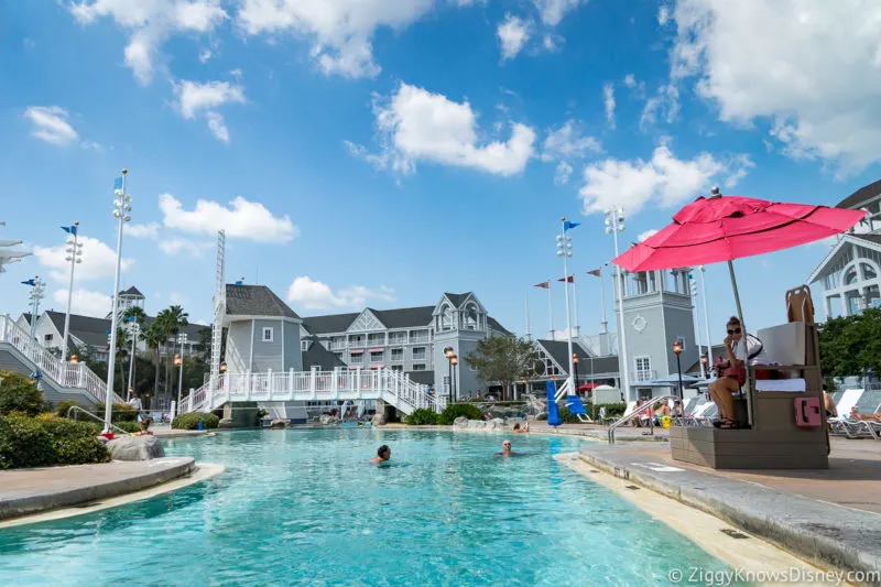 Disney World Pool in March