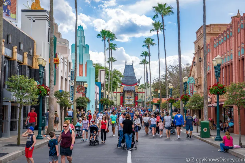 Crowds at Disney World in March