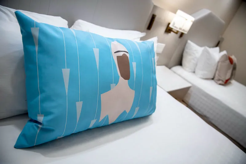Frozone pillows Incredibles rooms
