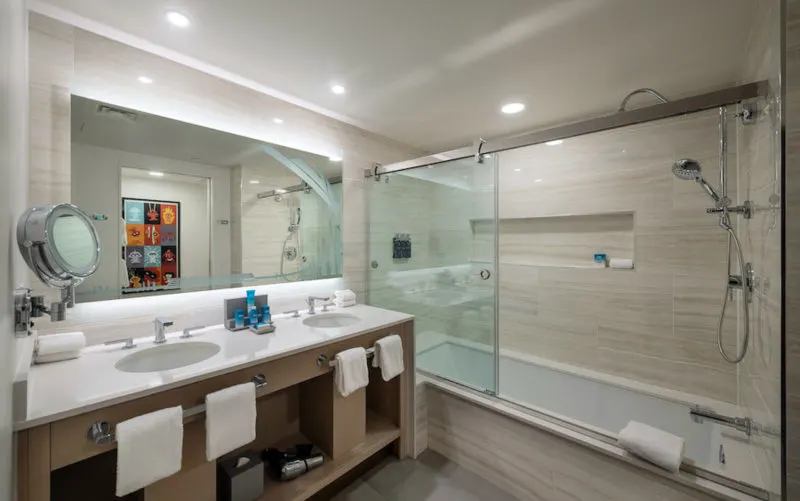 The Incredibles rooms contemporary resort bathrooms