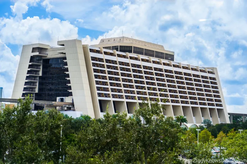 Disney's Contemporary Resort from a distance