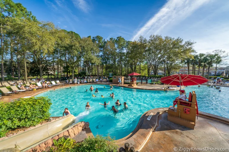 Swimming at Disney World in May