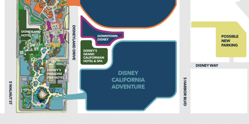 Disney California Adventure Expansion map