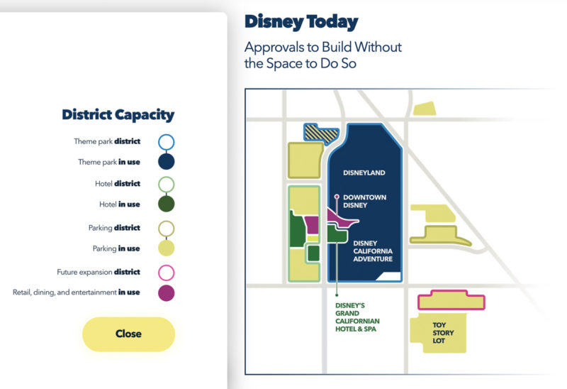 Disneyland Today map