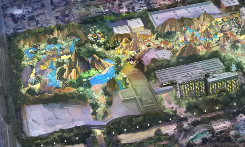 Disney California Adventure expansion concept art