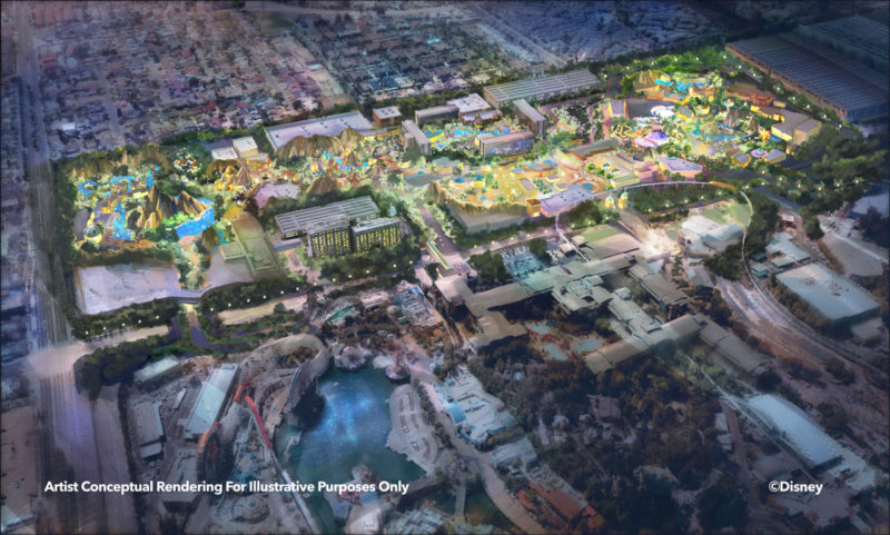 Disneyland Expansion project concept art map
