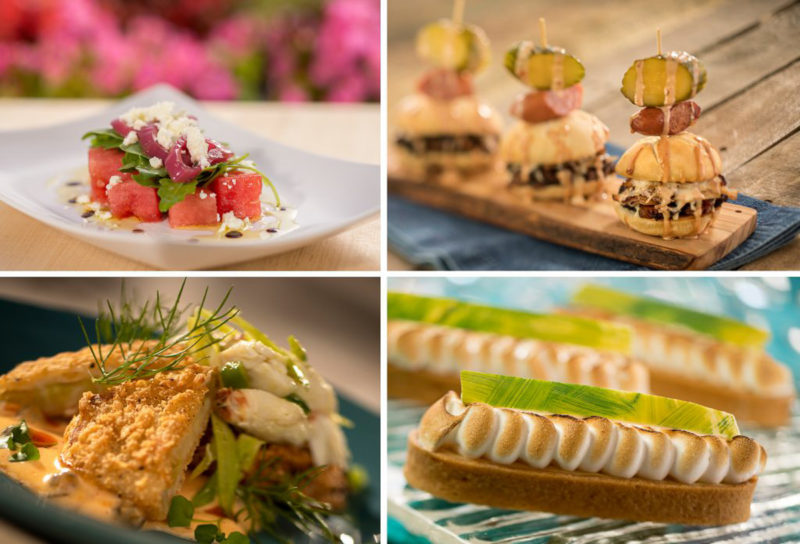 EPCOT Flower and Garden Festival Festival Favorites Menu