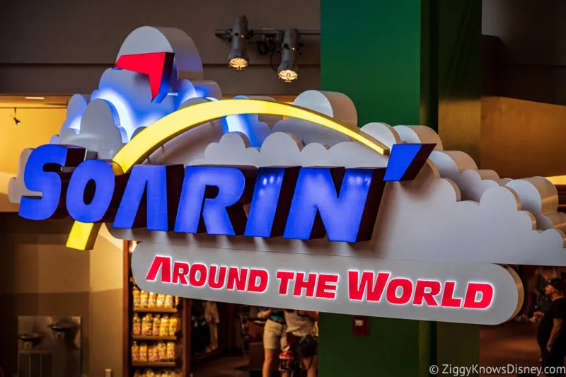 Soarin Around the World sign EPCOT