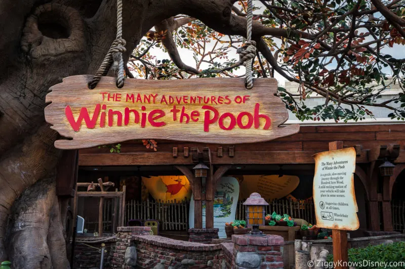 The Many Adventures of Winnie the Pooh Magic Kingdom Rides
