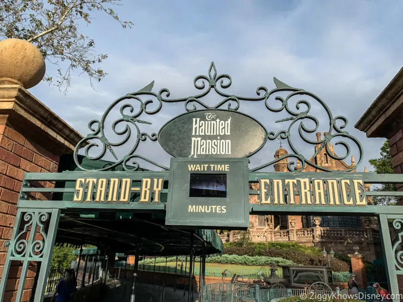 Haunted Mansion entrance Magic Kingdom