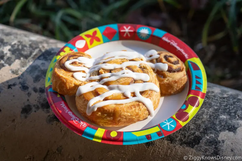 Colossal Cinnamon Roll Mickey Mouse Best Snacks at Animal Kingdom
