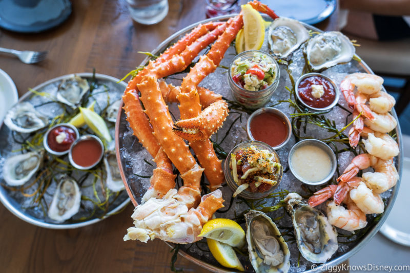 Raw Seafood platter Paddlefish Disney Springs