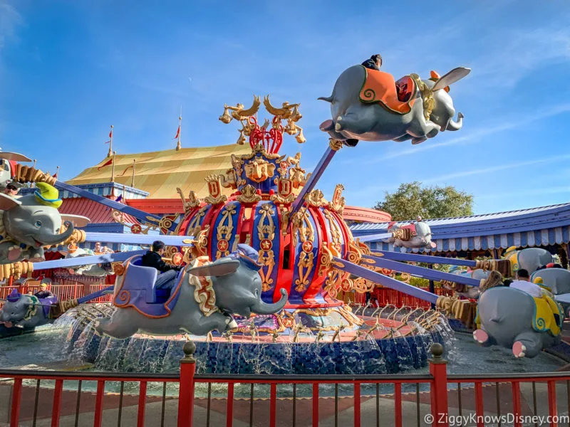 Dumbo the Flying Elephant Best Disney World Spinning Rides