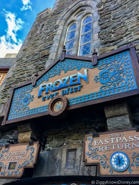 Frozen Ever After entrance