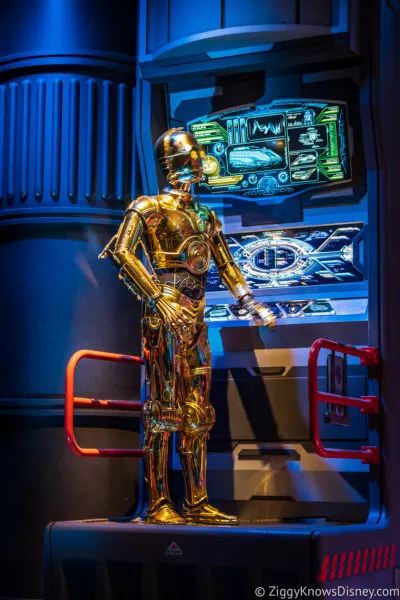 C-3PO animatronic at Star Tours – The Adventures Continue Disney World