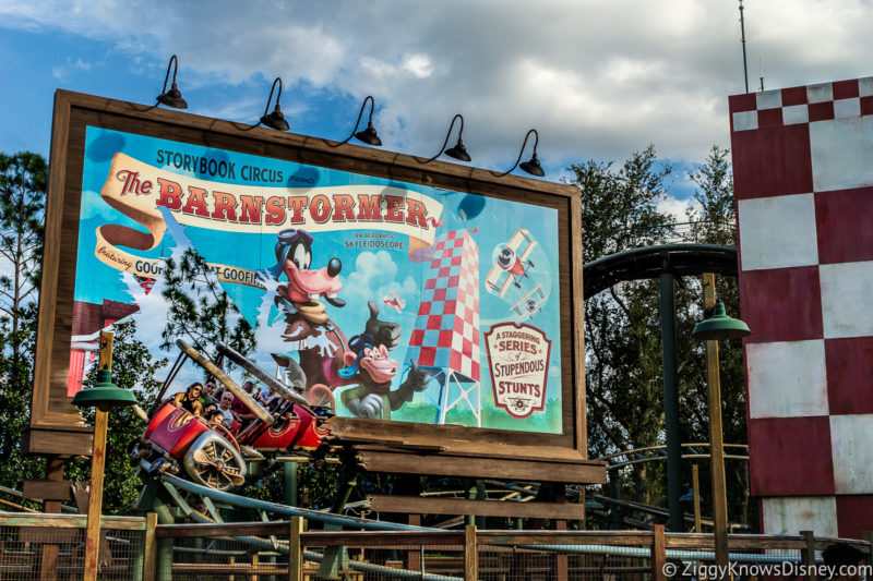 The Barnstormer Disney World Magic Kingdom