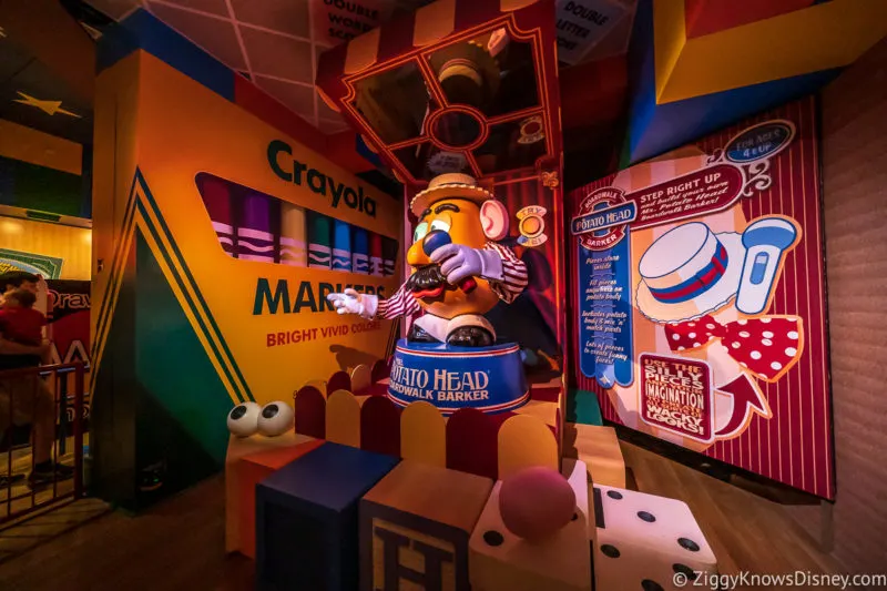 Mr. Potato Head Animatronic Toy Story Mania!