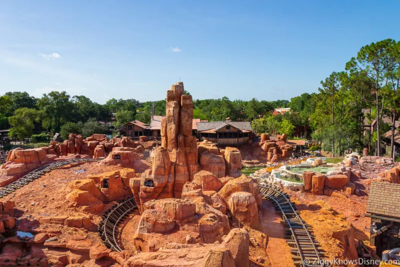 Big Thunder Mountain Railroad Disney World Rides