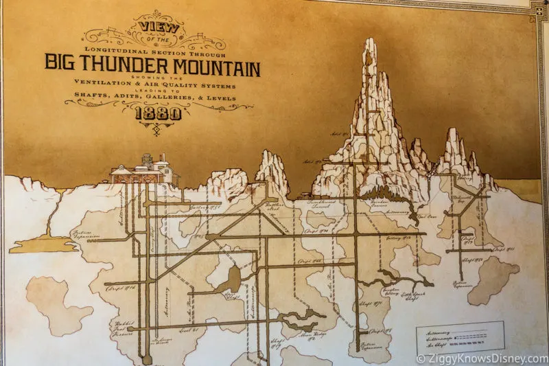 Big Thunder Mountain Railroad Map Disney World