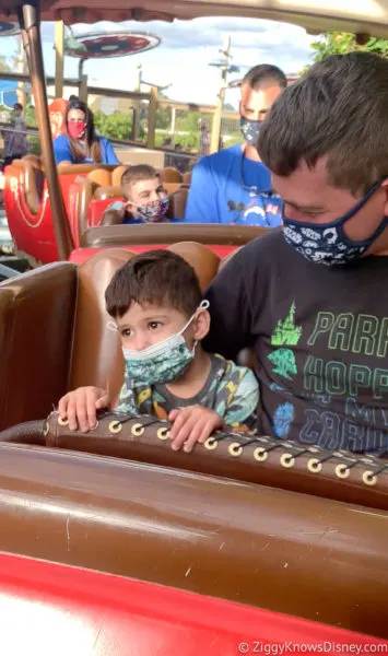 Riding the Barnstormer with toddlers