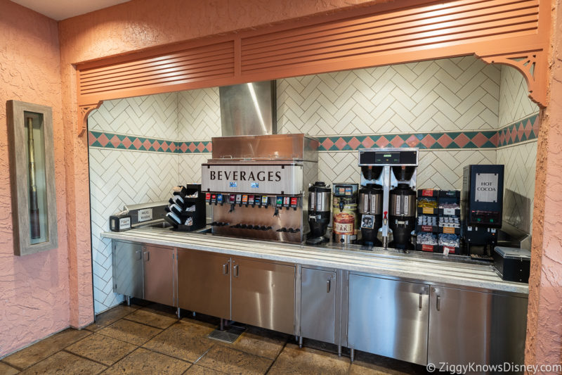 Disney World beverage stations