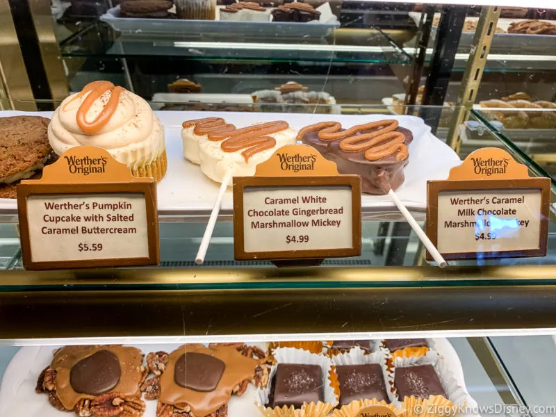 Caramel snacks at Karamell-Küche EPCOT