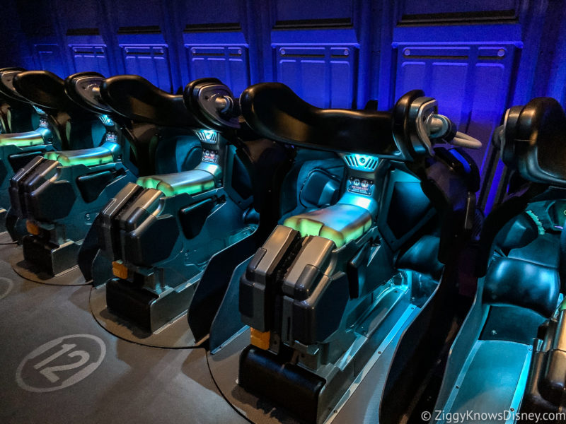 Flight of Passage ride vehicles 