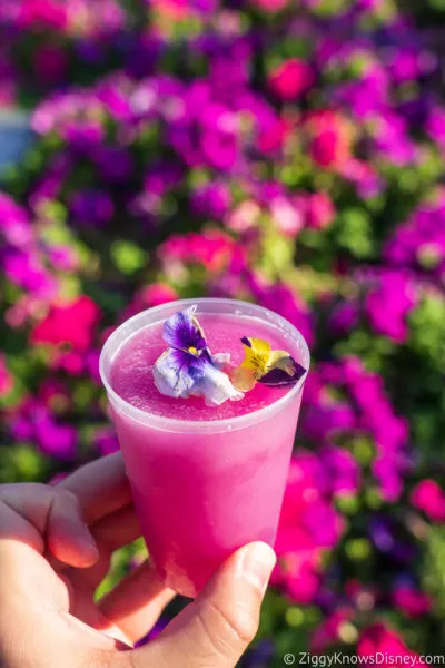 Frozen desert Violet Lemonade Pineapple Promenade