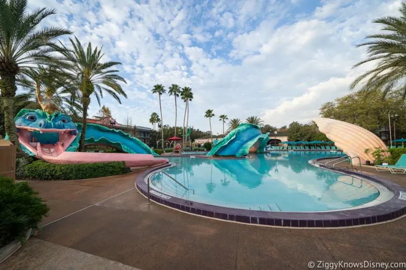 Port Orleans Pool Disney World in July