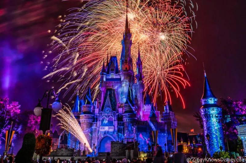 Magic Kingdom Fireworks Disney World in July