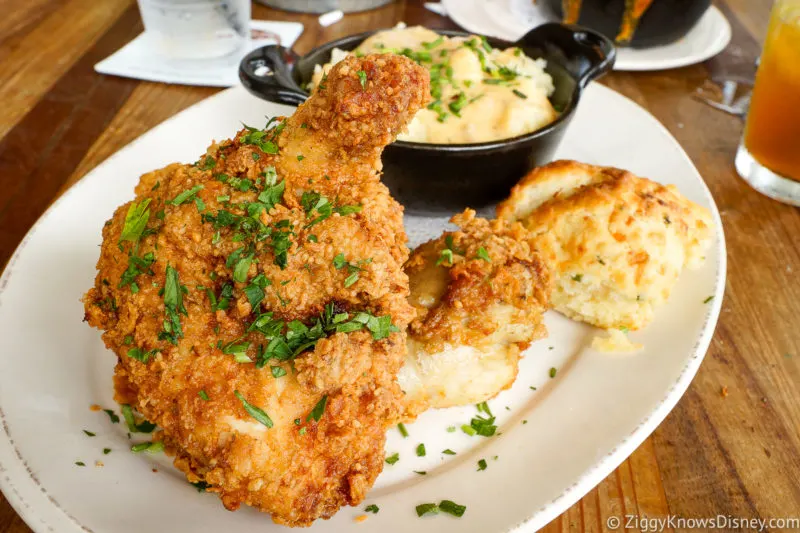 Best Disney Springs Brunch fried chicken from Homecomin