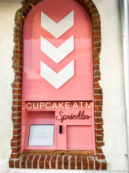 Sprinkles Cupcake ATM Disney Springs