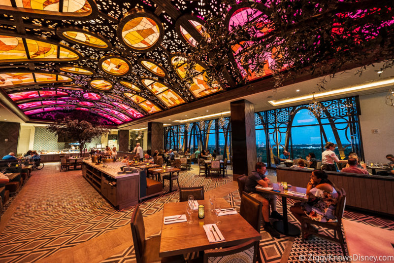 Interior of Toledo Tapas Steak and Seafood Restaurant Disney World