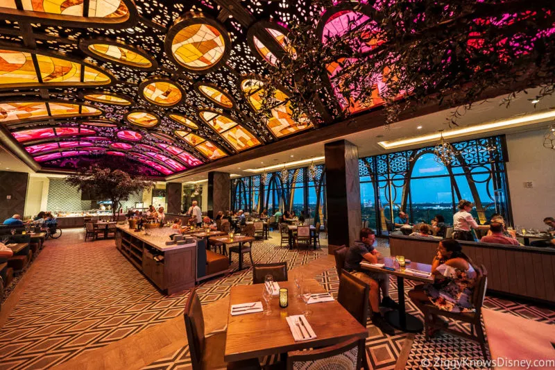 Interior of Toledo Tapas Steak and Seafood Restaurant Disney World