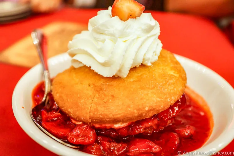 Hoop Dee Doo Musical Revue's strawberry shortcake.