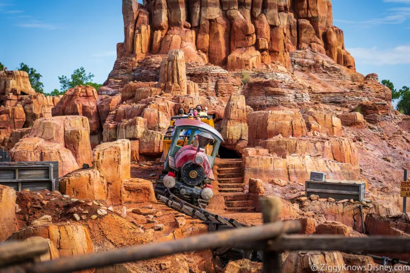 Early Theme Park Entry Attractions Big Thunder Mountain
