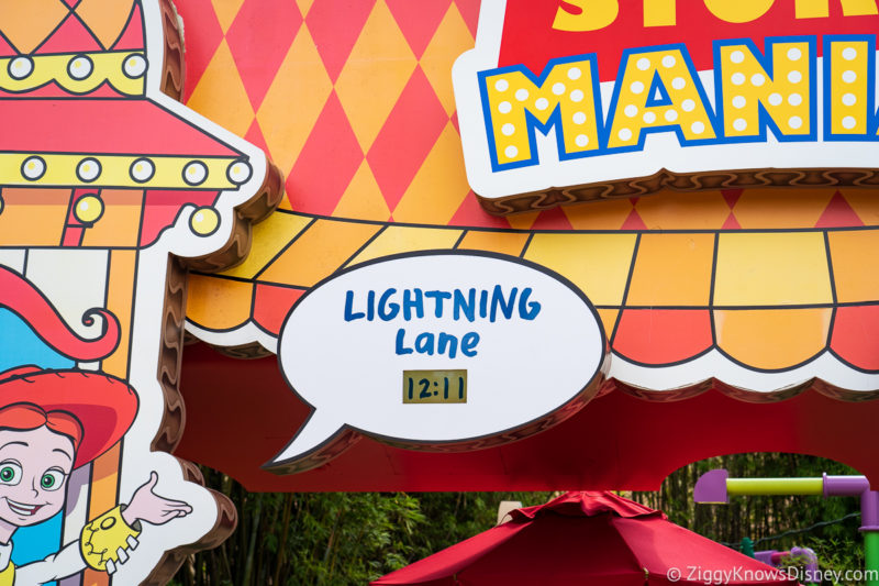 Lightning Lane Toy Story Mania