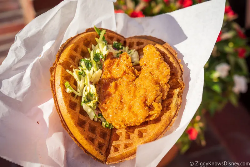 Chicken Waffle from Sleepy Hollow Magic Kingdom