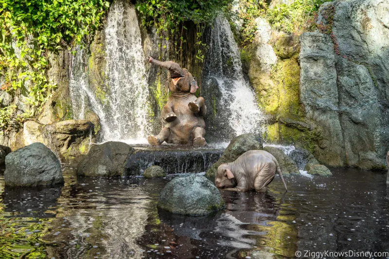 Elephant Scene Jungle Cruise ride Magic Kingdom