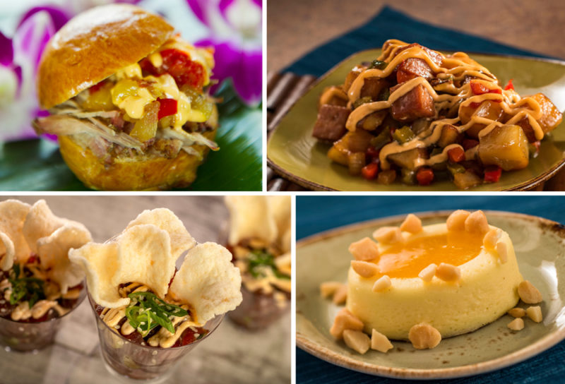 Epcot Food and Wine Menus Hawaii