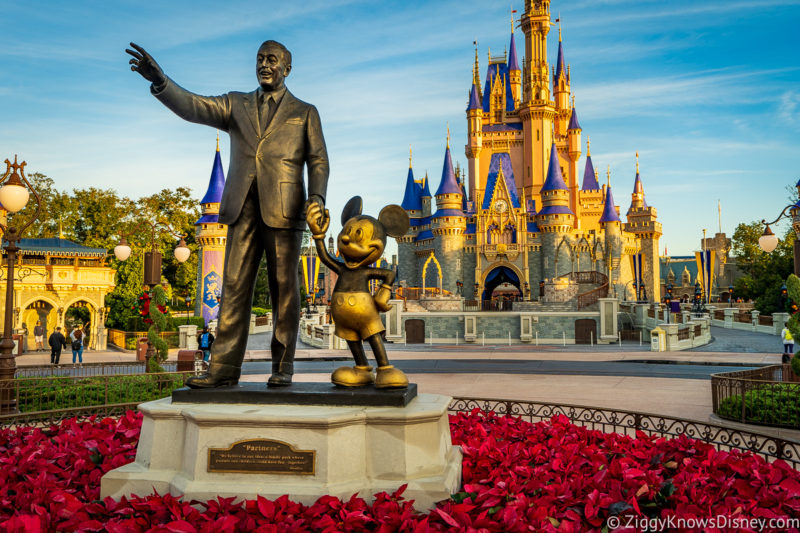 Partners Statue refurbishment Magic Kingdom