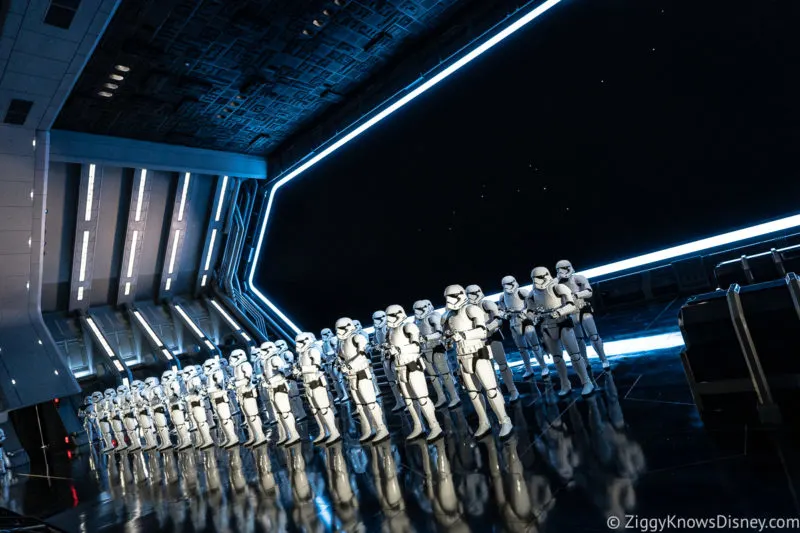 Rise of the Resistance Docking Bay with stormtroopers
