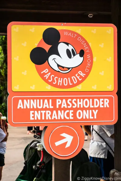 Disney World Annual Passholder Entrance
