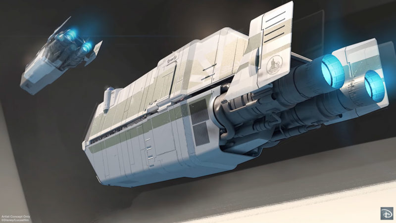 Star Wars: Galactic Starcruiser Transport to Batuu Concept Art