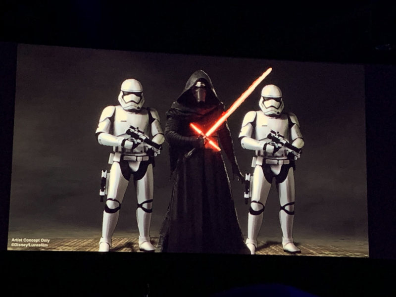 Star Wars: Galactic Starcruiser Kylo Ren and Stormtroopers