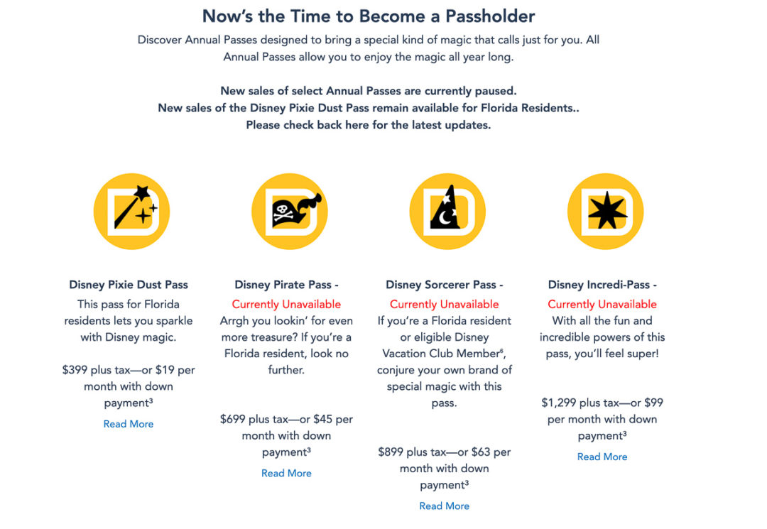2023 Walt Disney World Annual Passes Guide, Prices, & FAQs