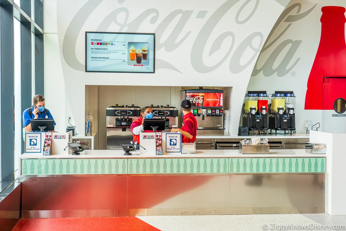 Coca Cola stand